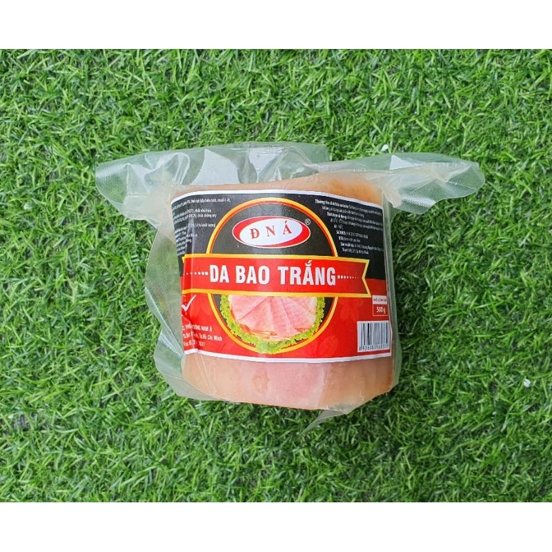 Thịt nguội - Jambon - Dăm bông - Da Bao Trắng loại 1 ĐNA food. Gói 500g