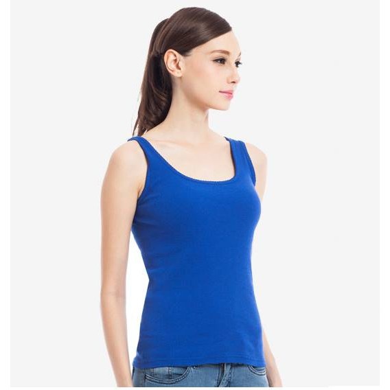 Áo thun sát nách nữ chất liệu cotton co giản form ôm tôn dáng 38kg-53kg