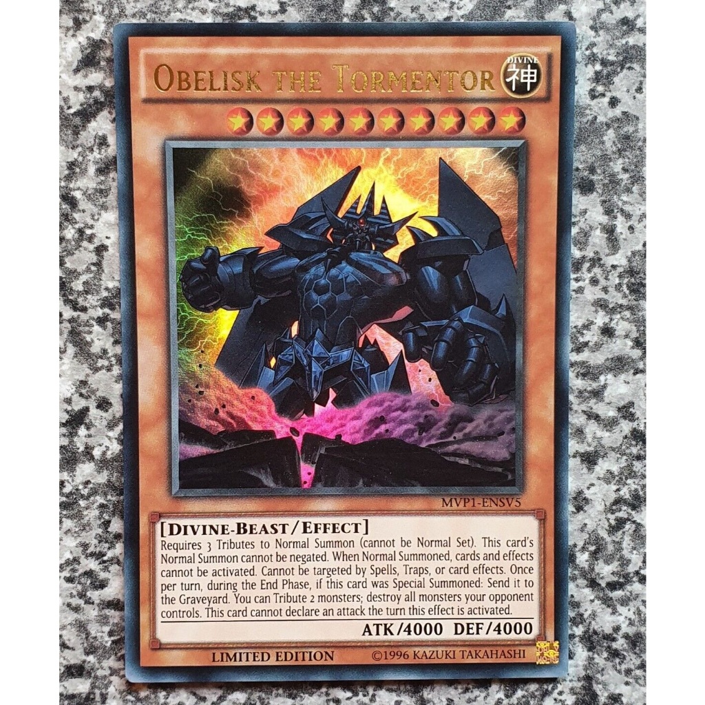 Bài Yugioh - Obelisk The Tormentor MVP1 MVPC