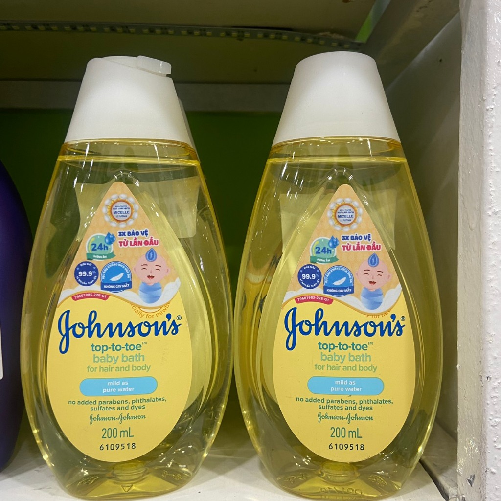 Sữa Tắm Gội Johnson's Baby Bath For Hair And Body 500ml-200ml
