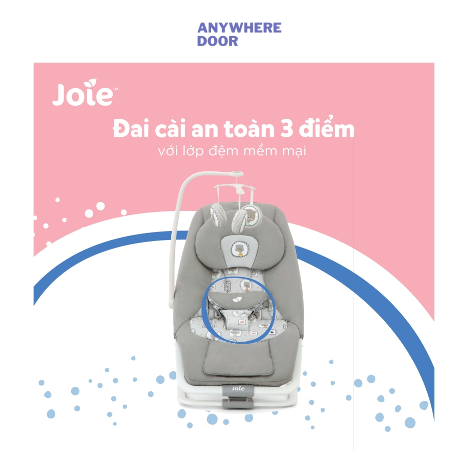 Ghế rung trẻ em Joie Dreamer cho bé từ sơ sinh đến 15kg