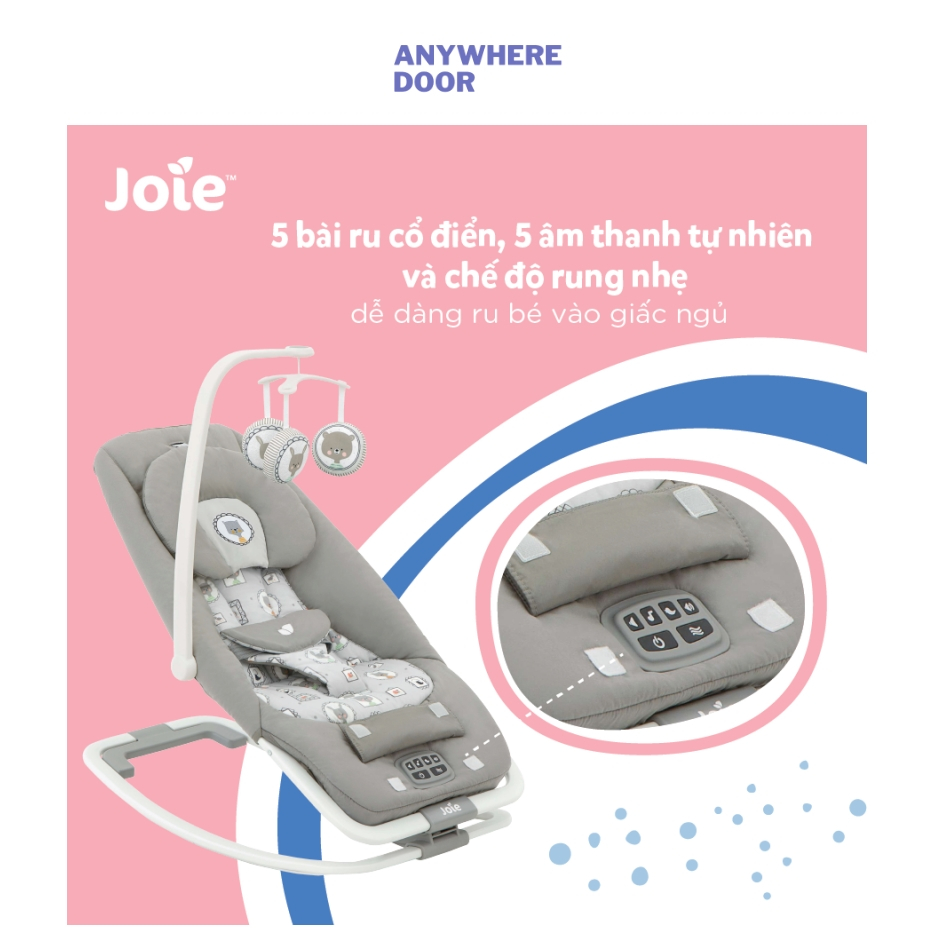 Ghế rung trẻ em Joie Dreamer cho bé từ sơ sinh đến 15kg