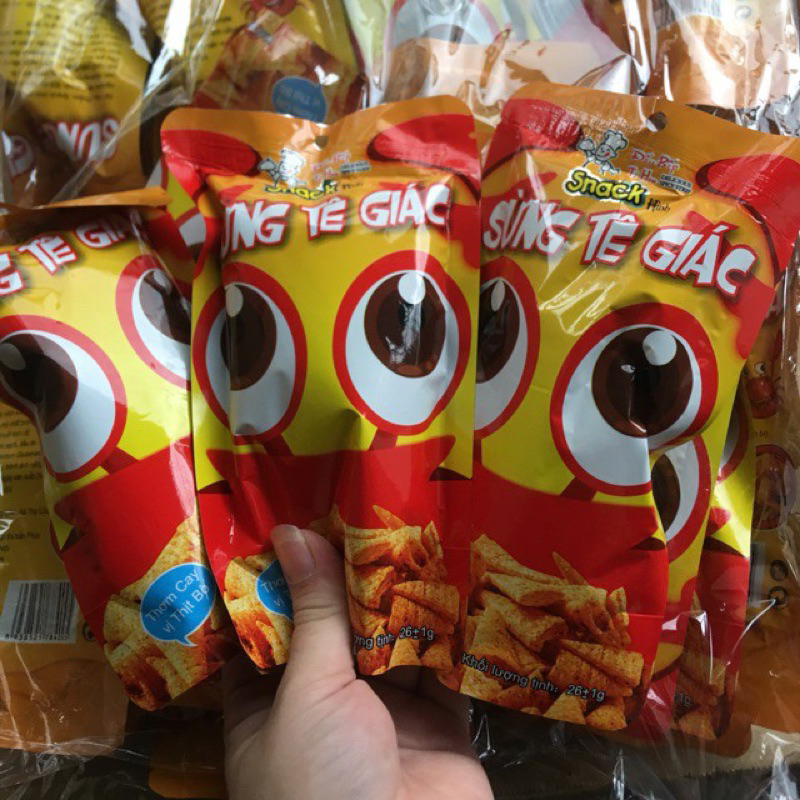 Combo 10 gói Bim Bim snack sừng tê giác 30g