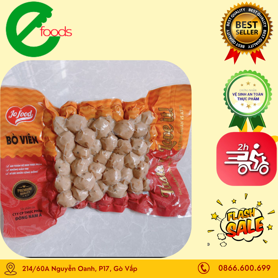 Bò Viên 500G Chiên Thả Lẩu Ngon Khó Cưỡng