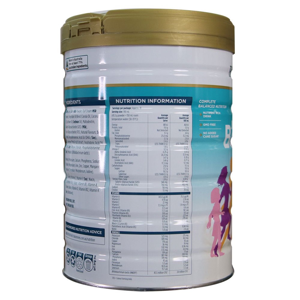 Sữa BLACKMORES Balance 850G