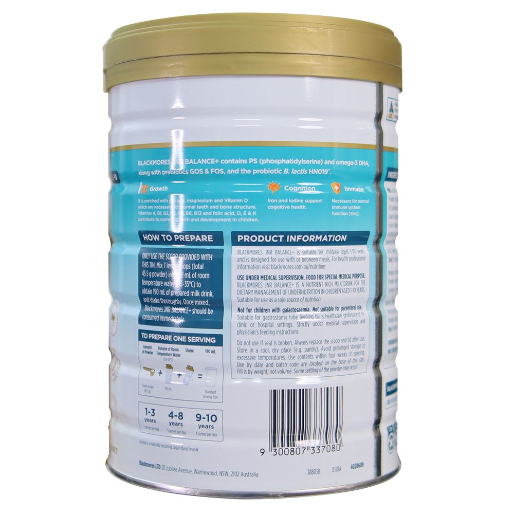 Sữa BLACKMORES Balance 850G