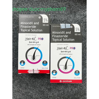 Hair 4U Pro 5% Topical Solution Minoxidil và Finasteride ngăn rụng tóc