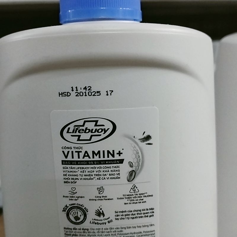 Sữa tắm Lifebuoy 1,1kg bảo vệ và chăm sóc da tốt hơn.