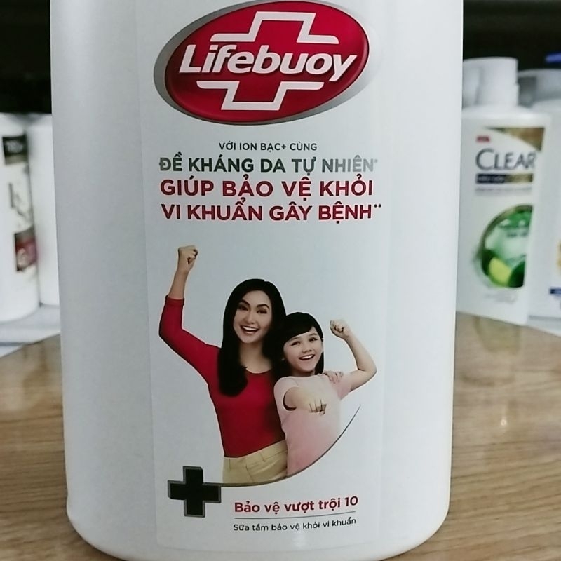 Sữa tắm Lifebuoy 1,1kg bảo vệ và chăm sóc da tốt hơn.