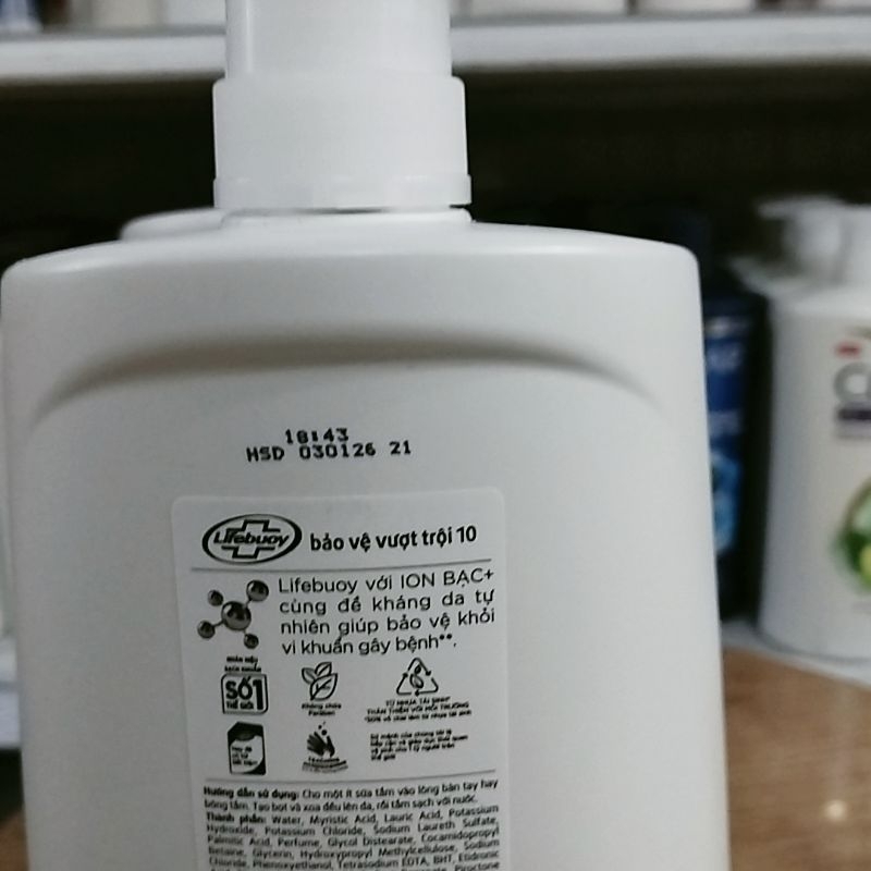 Sữa tắm Lifebuoy 1,1kg bảo vệ và chăm sóc da tốt hơn.