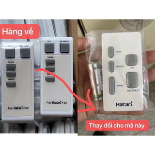 (HÀNG CHÍNH HÃNG GIÁ TẠI KHO 28K) ĐIỀU KHIỂN QUẠT HATARI-hàng chuẩn đẹp - Hàng mới 100% -Bh 3 tháng lỗi đổi mới
