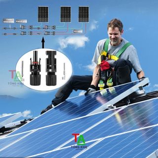 Cặp Jack nối MC4-1000V, 1500V (kết nối pin năng lượng mặt trời chuyên dụng)