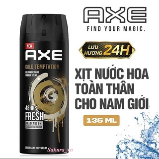 Xịt Khử Mùi AXE Gold Temptation 135ml
