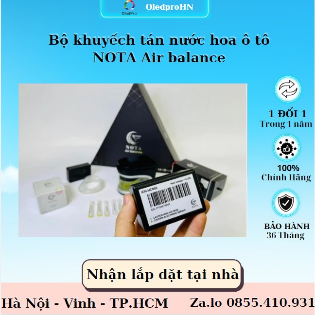 Nước Hoa Ô Tô bộ khuyếch tán nước hoa  Khử mùi Ô Tô NOTA Air balance | BigBuy360 - bigbuy360.vn