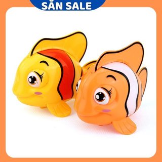 Đồ Chơi Bồn Tắm Chú Cá Hề Biết Bơi Lên Cót