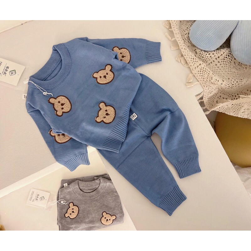 Bộ len bé trai 5-12kg