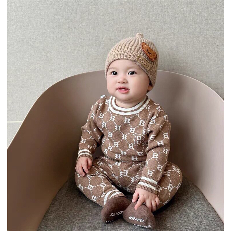 Bộ len bé trai 5-12kg