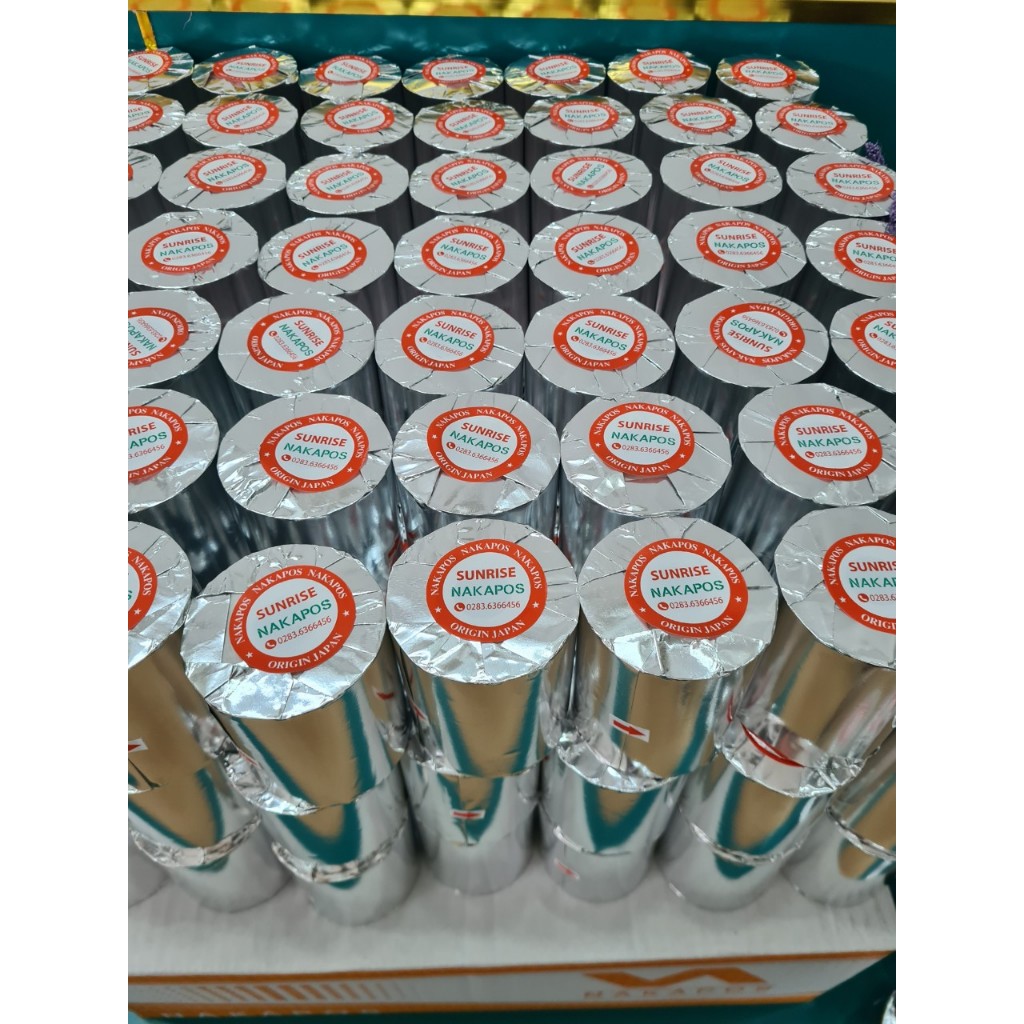 GIẤY IN BILL  K80 X60  CUỘN BỰ TEM NAKAPOS