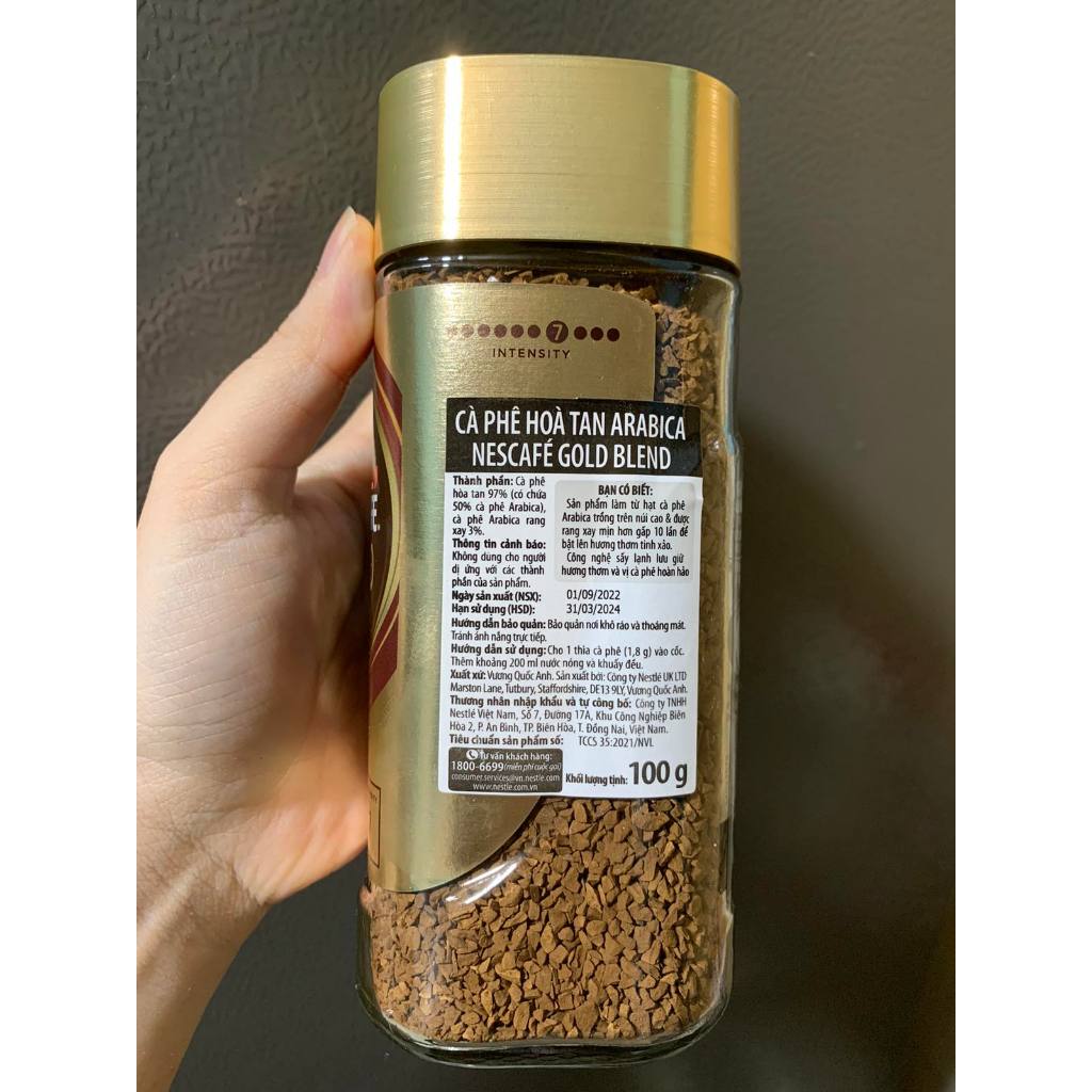 Nescafe Gold Vanilla Latte/Cappuccino hộp 148g