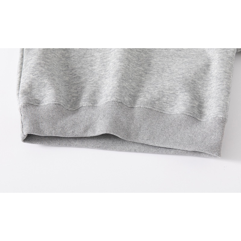 Áo Nỉ Bông dài tay thu đông in hình M cho bé trai bé gái