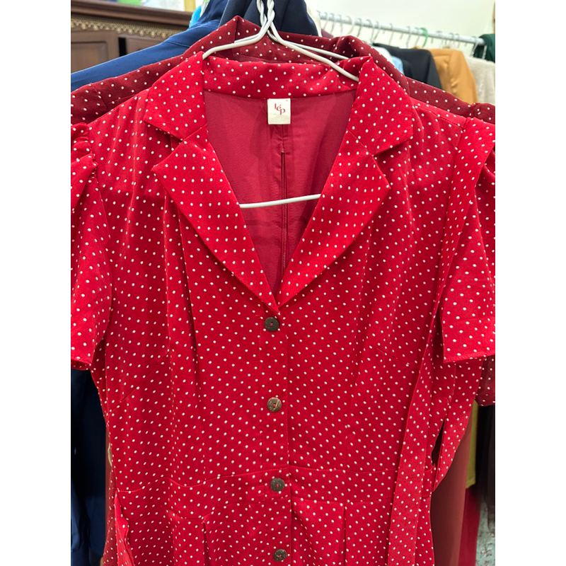 Váy Lép size S bi đỏ