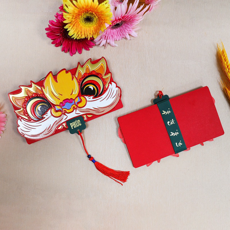 Lì xì ngăn hottrend gồm 2 ngăn và 6 ngăn 2024