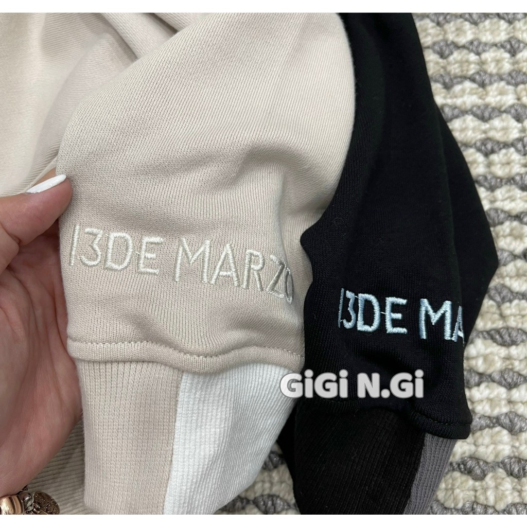 Hoodie chữ 13De Marzo