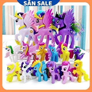 Set Bộ 3 Ngựa Pony 14cm + 12 Ngựa Pony 4cm-5cm