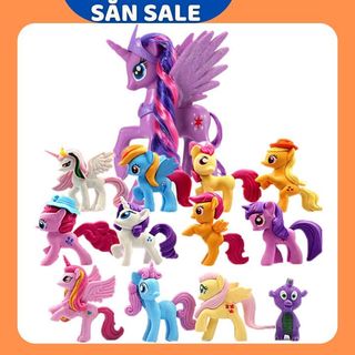 13 Ngựa Thiên Thần Pony (12 Ngựa Size 6cm-8cm+1 Ngựa 14cm)