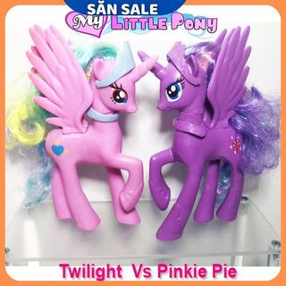 Combo 02 Ngựa Thiên Thần Pony 14cm Tặng 2 Lược ( Có 4 Cặp Lựa Chọn)
