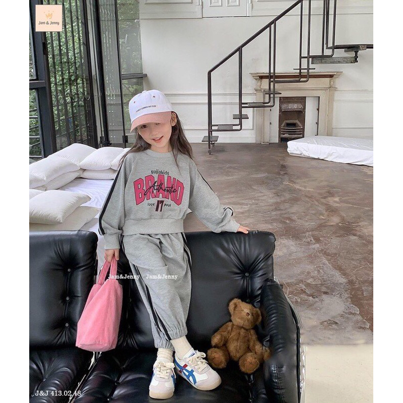 Bộ nỉ da cá bé gái 13-45kg