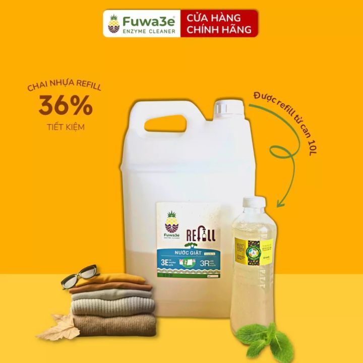Fuwa3e - Refil nước rửa chén, nước giặt, nước tẩy bồn cầu, nước lau sàn... tiết kiệm 25-35% ,chất lượng không đổi