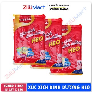 Xúc xích dinh dưỡng Vissan hương vị thịt heo loại 175g