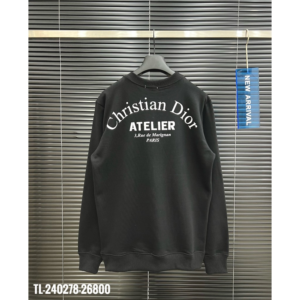 🔥Hot🔥Áo nỉ Dior thêu ong vàng thiết kế hot trend Nam nữ New 2023