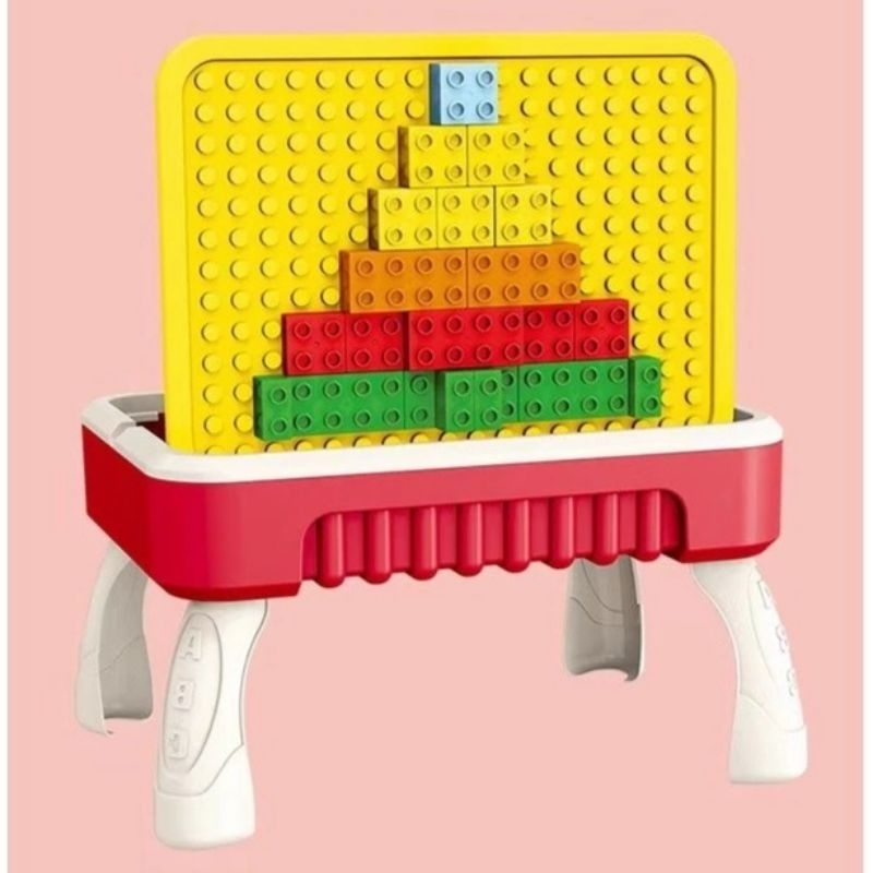 Bộ Đồ Chơi Bàn Lego Đa Năng - Bàn Học Lắp Ráp Quà Tặng Cho Bé Trai,Bé Gái