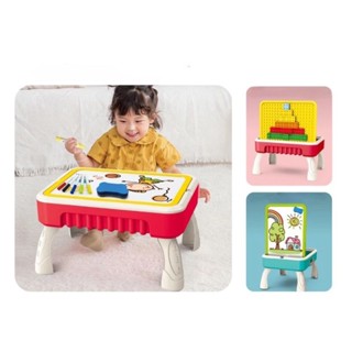 Bộ Đồ Chơi Bàn Lego Đa Năng - Bàn Học Lắp Ráp Quà Tặng Cho Bé Trai,Bé Gái