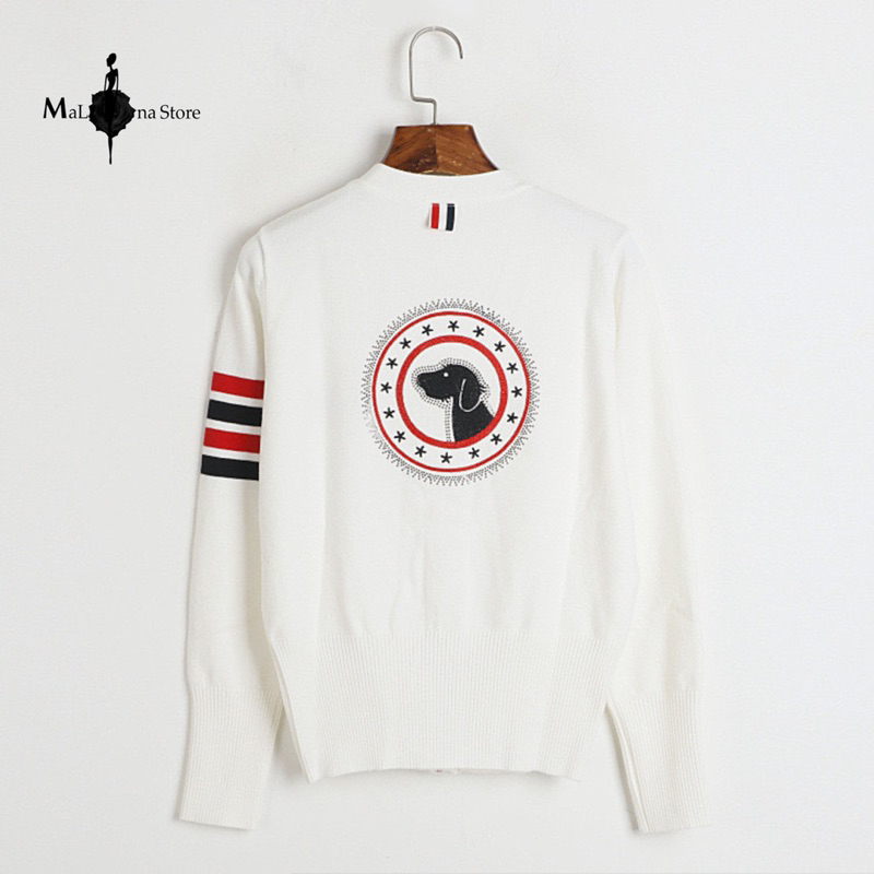 Áo Cadigan MaLina  Hoạ tiết chú chó dễ thương