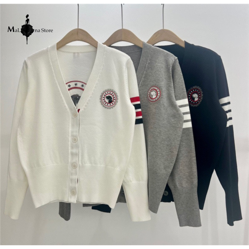 Áo Cadigan MaLina  Hoạ tiết chú chó dễ thương