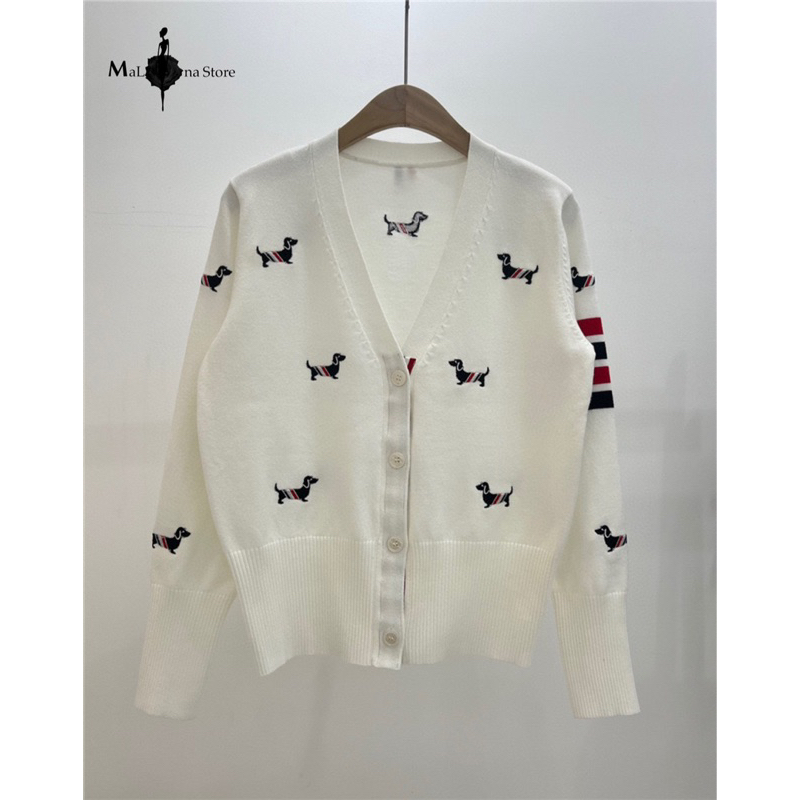 Áo Cadigan MaLina  Hoạ Tiết chú chó dễ thương