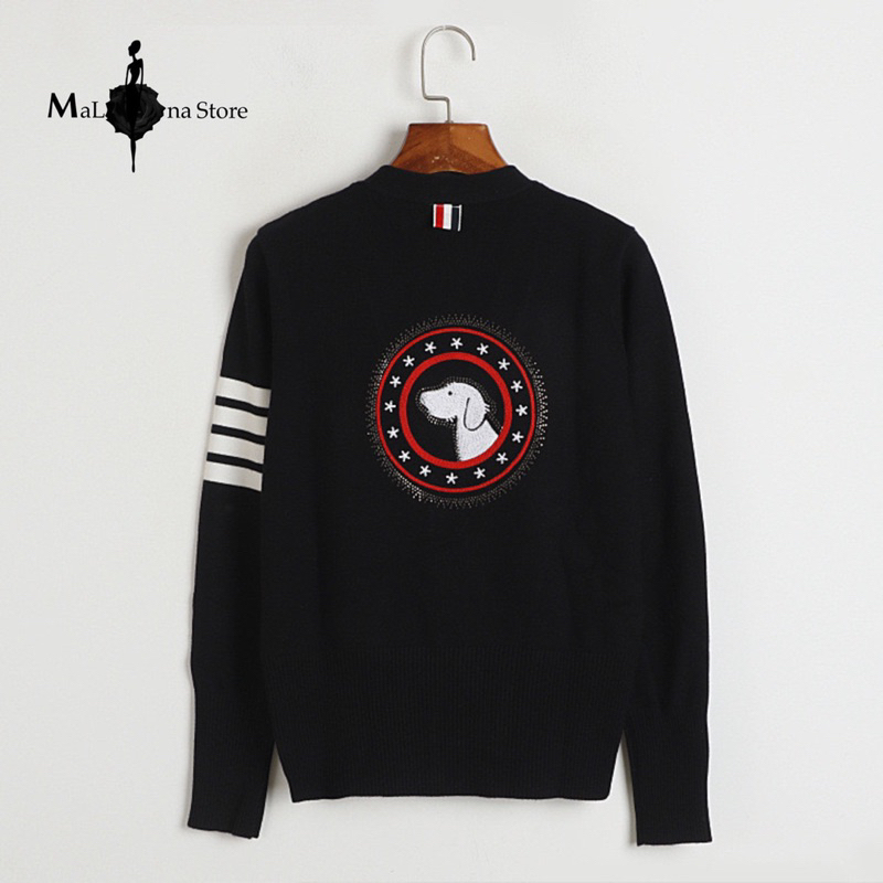 Áo Cadigan MaLina  Hoạ tiết chú chó dễ thương