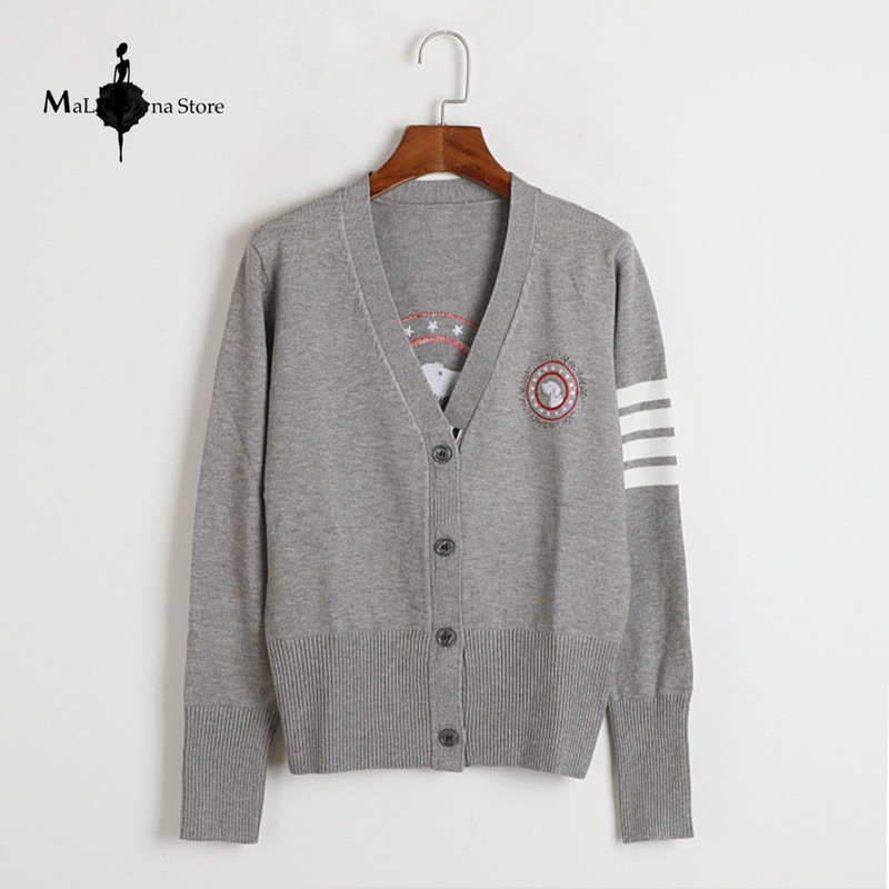 Áo Cadigan MaLina  Hoạ tiết chú chó dễ thương