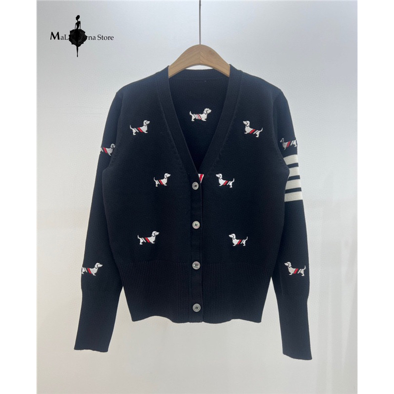 Áo Cadigan MaLina  Hoạ Tiết chú chó dễ thương