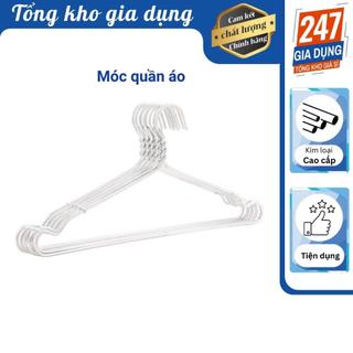 Bộ 10 móc quần áo nhôm, móc áo nhôm