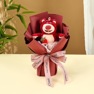 Gấu dâu, gấu hồng quà tặng bạn gái, quà lưu niệm GẤU bôngbó hoa búp bê gấu trúc dâu tây món quà sáng tạo cho bạn gáii