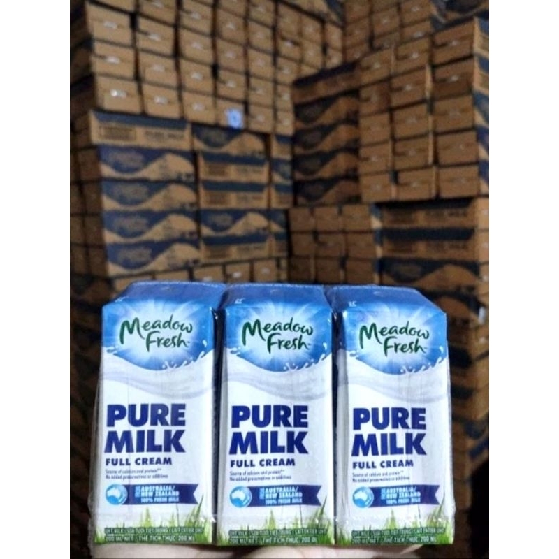 Sữa Tươi Meadow fresh Ful cream 200ml - T8/2024
