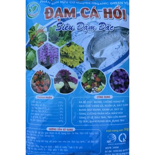 Phân đạm cá hồi Siêu đậm đặc túi 01 kg