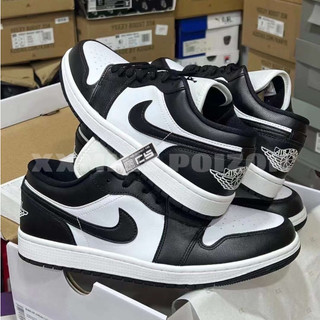 Giày air jordan 1 low black/white "panda"