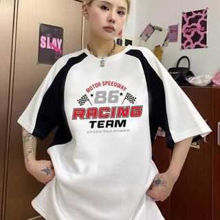Áo Thun Riostore Cộc Tay Form Rộng FBLACK Phối Màu Đen Trắng Cool Ngầu - Áo Phông Form Thụng Unisex Chất Đẹp