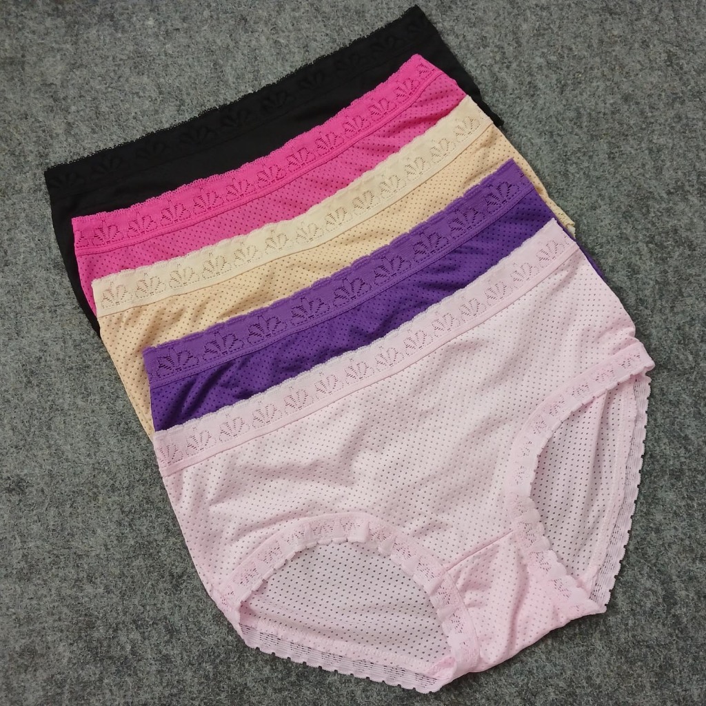 Quần lót nữ cotton thoáng mát co giãn viền ren đính nơ xinh giá rẻ 05