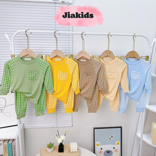 Bộ Dài Tay Vải Thun Lạnh Minky Mom Cho Bé Trai, Bé Gái 8-27 Kg Mặc Ngủ TD-IN108